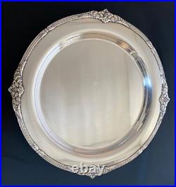 1933 Marquise International 1847 Rogers 14 Chop Plate Tray #009168 Art Deco