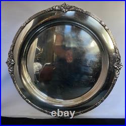 1933 Marquise International 1847 Rogers 14 Chop Plate Tray #009168 Art Deco