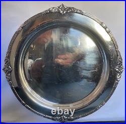 1933 Marquise International 1847 Rogers 14 Chop Plate Tray #009168 Art Deco