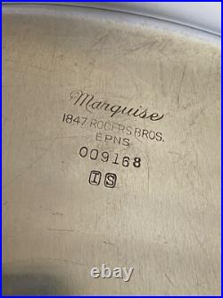 1933 Marquise International 1847 Rogers 14 Chop Plate Tray #009168 Art Deco