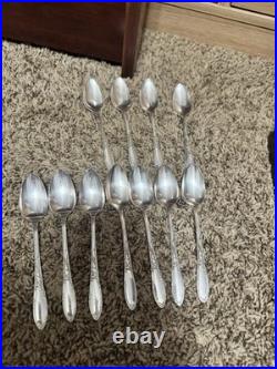 1934 Oneida 1881 Rogers Silver Plate 39 Piece Chateau Flatware