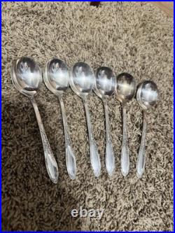 1934 Oneida 1881 Rogers Silver Plate 39 Piece Chateau Flatware