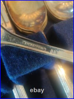 1939 WM Rogers Mfg. Co. IS Silverware Silver Plate 51 Pc. Set REFLECTION Vtg 1939 WM Rogers Mfg. Co. IS Silverware Silver Plate 51 Pc. Set REFLECTION Vtg
