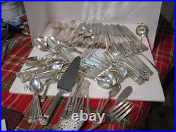 1941 1847 Rogers Bros. Eternally Yours silverplate 118 pc flatware set