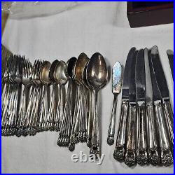 1941, 1847 Rogers Bros. IS Eternally Yours Flatware Set With Storage Vintage