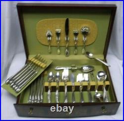 1947 Rogers Bros Daffodil Pattern Service for 12 Flatware Set 76 Pieces