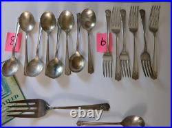 1950 APRIL WM ROGERS INT 48 PIECE DINNER SET FLATWARE SILVERWARE April 1950 APRIL WM ROGERS INT 48 PIECE DINNER SET FLATWARE SILVERWARE April