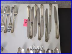1950 APRIL WM ROGERS INT 48 PIECE DINNER SET FLATWARE SILVERWARE April 1950 APRIL WM ROGERS INT 48 PIECE DINNER SET FLATWARE SILVERWARE April