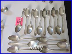 1950 APRIL WM ROGERS INT 48 PIECE DINNER SET FLATWARE SILVERWARE April 1950 APRIL WM ROGERS INT 48 PIECE DINNER SET FLATWARE SILVERWARE April