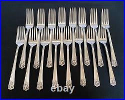 1950 April Wm Rogers International 52 Piece Dinner Set Flatware Silverware