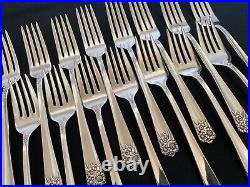 1950 April Wm Rogers International 52 Piece Dinner Set Flatware Silverware