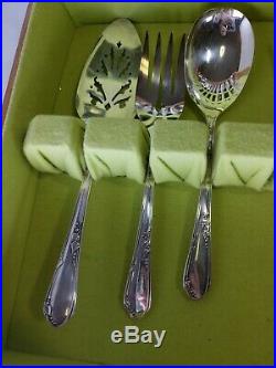 1950 Oneida 1881 Rogers Plantation Silverware 52 Pieces 8 Place Setting Complete