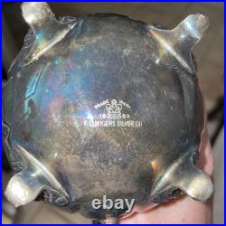 1950's FB Rogers Silver Plate Melon Coffee & Tea Set XL 29 Serving Tray 6 Piece