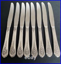 1953 Jubilee Wm Rogers International 54 Piece Dinner Flatware Silverware Set