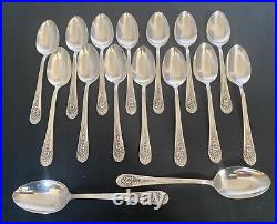 1953 Jubilee Wm Rogers International 54 Piece Dinner Flatware Silverware Set