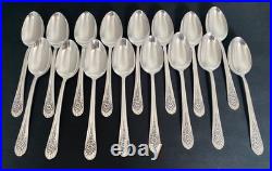 1953 Jubilee Wm Rogers International 54 Piece Dinner Flatware Silverware Set