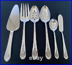 1953 Jubilee Wm Rogers International 54 Piece Dinner Flatware Silverware Set