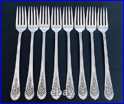 1953 Jubilee Wm Rogers International 54 Piece Grille Flatware Silverware Set Nos 1953 Jubilee Wm Rogers International 54 Piece Grille Flatware Silverware Set Nos