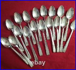 1954 PROPOSAL Silver Plate Flatware Set 73 Pieces By 1881 Rogers 5 Pc Setting
