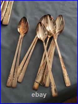 1954 Rogers Oneida 1881 s/p 91pc flatware Proposal 4 place setting for 12 plus