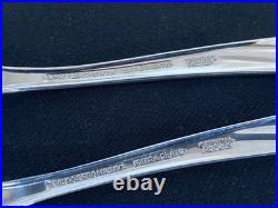 1958 Modern Scroll Wm Rogers 50 Piece Flatware Silverware Set For 8