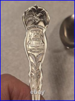 23 Vintage Silver/plate Wm. Roger Souvenir State Spoons multi states, listed