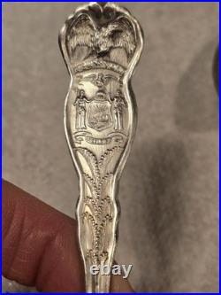 23 Vintage Silver/plate Wm. Roger Souvenir State Spoons multi states, listed