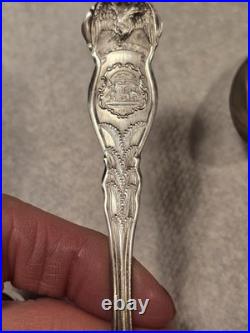 23 Vintage Silver/plate Wm. Roger Souvenir State Spoons multi states, listed