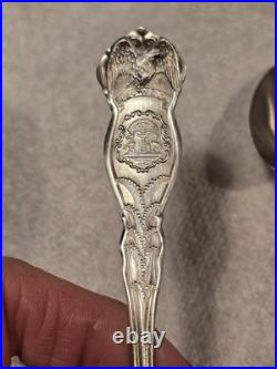 23 Vintage Silver/plate Wm. Roger Souvenir State Spoons multi states, listed