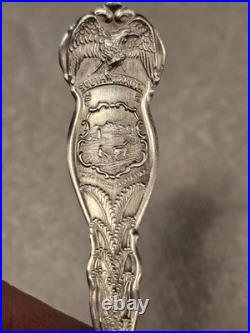 23 Vintage Silver/plate Wm. Roger Souvenir State Spoons multi states, listed