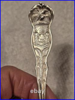 23 Vintage Silver/plate Wm. Roger Souvenir State Spoons multi states, listed