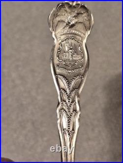 23 Vintage Silver/plate Wm. Roger Souvenir State Spoons multi states, listed