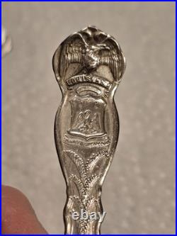 23 Vintage Silver/plate Wm. Roger Souvenir State Spoons multi states, listed