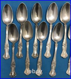 24 Pc 1904 VINTAGE Grape Silverplated SPOONS LADLES & SERVING PCS by 1847 Rogers 24 Pc 1904 VINTAGE Grape Silverplated SPOONS LADLES & SERVING PCS by 1847 Rogers