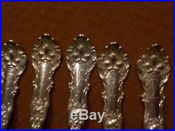 24 Pc Matched Lot Antique 1847 Rogers Bros Silverplate Charter Oak Flatware