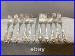 24 Pc Various Monogrammed 1847 Roger's Old Colony #1911 XS Triple Silverplate