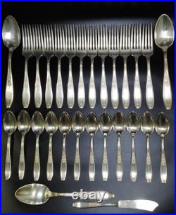 28 Of Vintage 1847 Rogers Bros Silverware Silver Plate Flatware Fork Spoon Knife 28 Of Vintage 1847 Rogers Bros Silverware Silver Plate Flatware Fork Spoon Knife