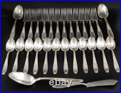28 Of Vintage 1847 Rogers Bros Silverware Silver Plate Flatware Fork Spoon Knife 28 Of Vintage 1847 Rogers Bros Silverware Silver Plate Flatware Fork Spoon Knife
