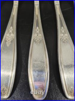 28 Of Vintage 1847 Rogers Bros Silverware Silver Plate Flatware Fork Spoon Knife