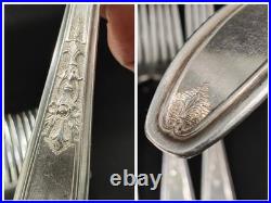 28 Of Vintage 1847 Rogers Bros Silverware Silver Plate Flatware Fork Spoon Knife 28 Of Vintage 1847 Rogers Bros Silverware Silver Plate Flatware Fork Spoon Knife