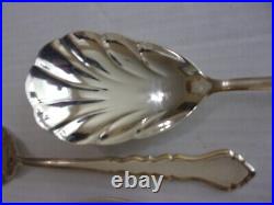 31 Pc Golden Centennial Rogers Int'l Silver Co Gold Accent Silverplate withServing