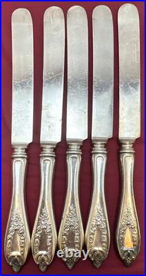 33 Pc 1911 OLD COLONY Silverplated Flatware Set for 4 with Extras 1847 Rogers Bros 33 Pc 1911 OLD COLONY Silverplated Flatware Set for 4 with Extras 1847 Rogers Bros