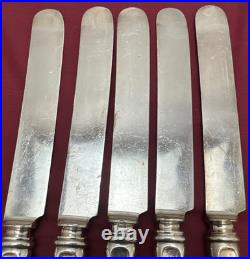 33 Pc 1911 OLD COLONY Silverplated Flatware Set for 4 with Extras 1847 Rogers Bros