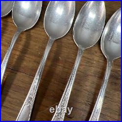 39 Pieces Silver Plate Will Rogers Bros. Gardenia Flatware