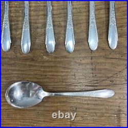 39 Pieces Silver Plate Will Rogers Bros. Gardenia Flatware