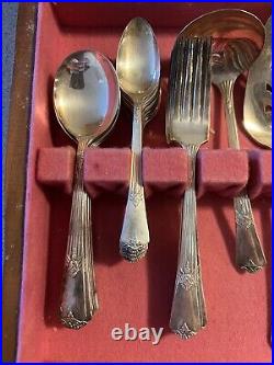 39 set WM Rogers Sectional Star IS Silverplate Flatware Guild Cadence Vintage