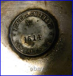 (3) Antique Rogers & Smith Northern Expedition Polar Bear Silver Plate Goblets