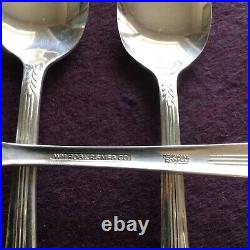 3-Vintage Rogers Company Silver Plate Ice Cream Forks Fruit Spork