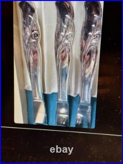 40 Pc Rogers & Bro International Silver Plate Exquisite Radiant Lady Flatware