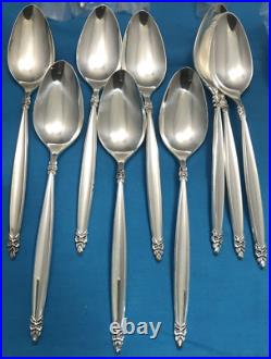 45 Pc GARLAND Pattern Silverplated NOS PLACE / OVAL SOUP SPOONS 1847 Rogers IS
